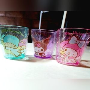 SANRIO 3 Piece Cup Set